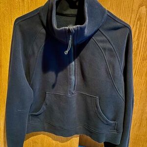 Lululemon Scuba Black Half-Zip Pullover